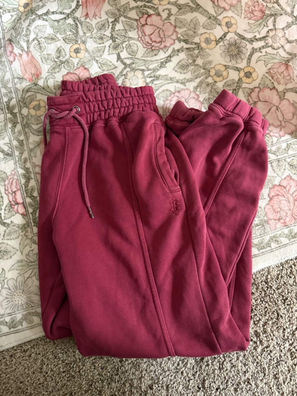 FP Movement by Free People Berry Pink Jogger Track Pants